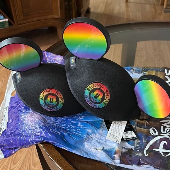 SET OF 2 Disney Pride Collection Mickey Ears Hats - Picture 1 of 6